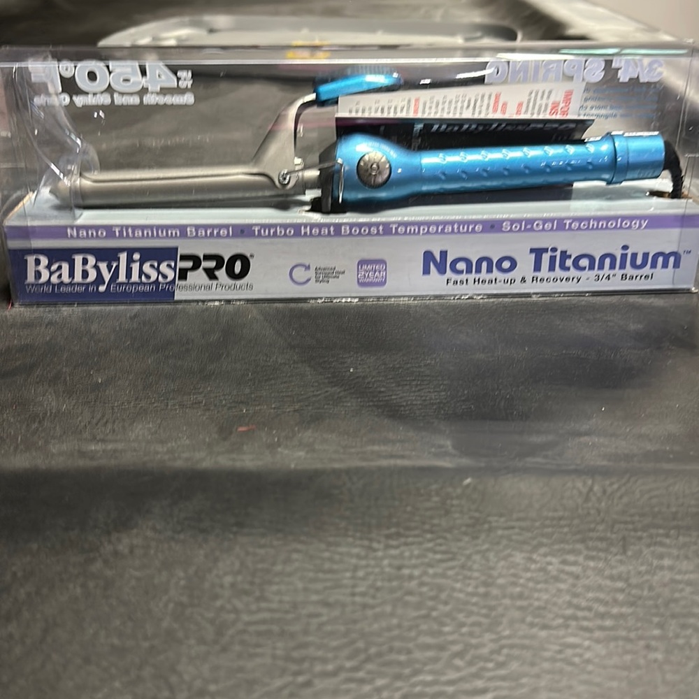 Babyliss titanium curling iron